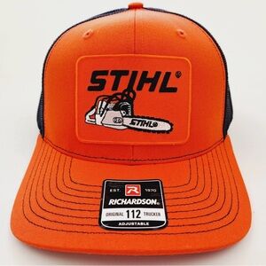 STIHL Orange and Black Trucker Hat